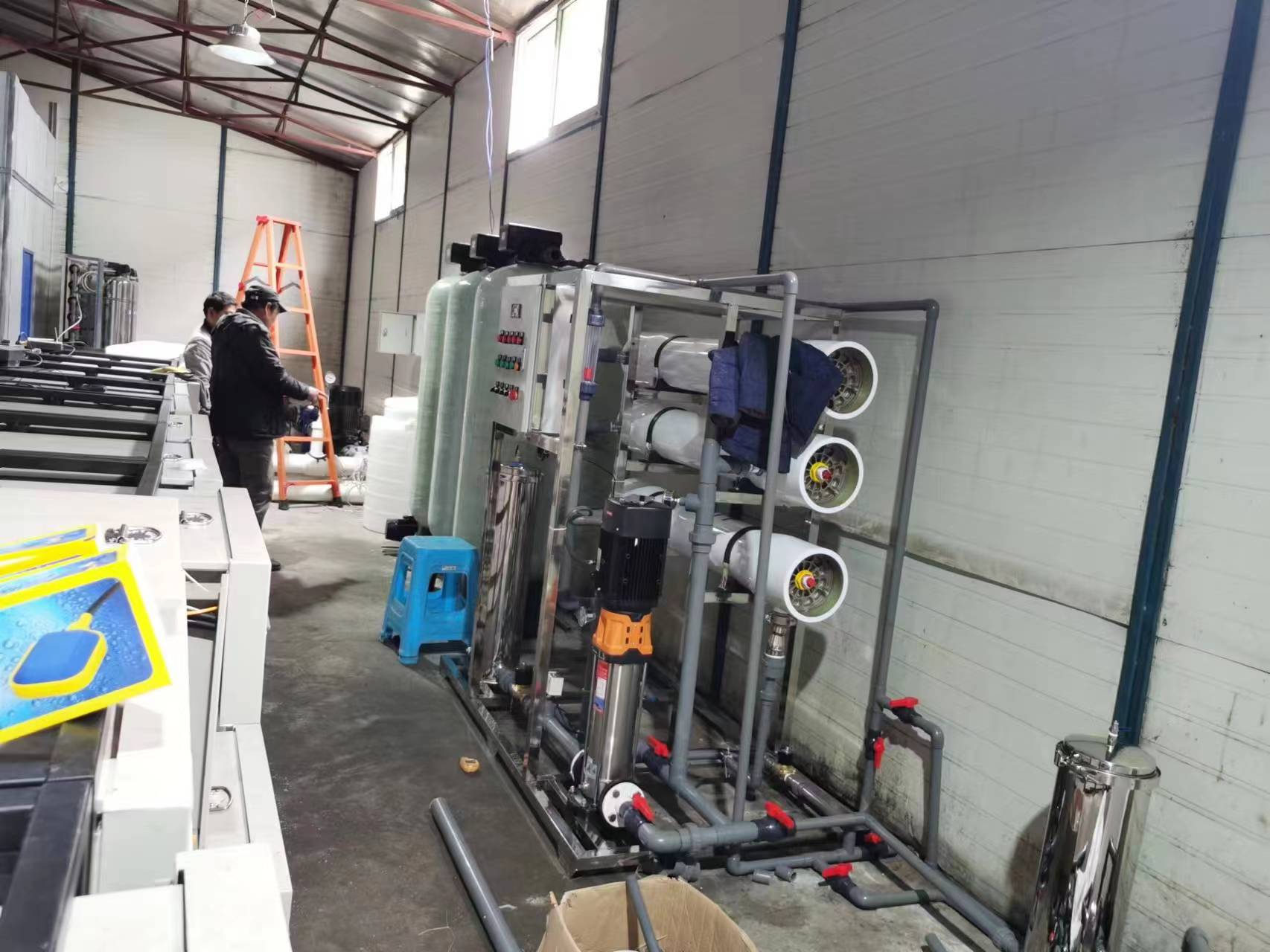 貴陽市橡膠廠訂購安裝3噸/時純水設備